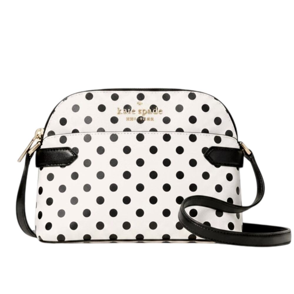 NWT Kate Spade Women's Staci Dot Dome Saffiano Crossbody Bag